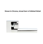 Emtek 5607-HEC-US14-LH Privacy Door Leverset Stretto Rosette In Polished Nickel. Fixed Price $58.08.