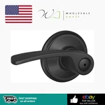 Schlage F40 622 Merano Bed And Bath Lever, Matte Black. Fixed Price $45.99.
