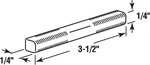 Prime-line 2459 Zinc Steel 1/4 In. Square Drive Replacement Spindle 17/64. Fixed Price $8.44.