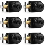 Probrico Black Square Rosette Privacy Door Knobs For Bedroom Bathroom. Fixed Price $100.56.
