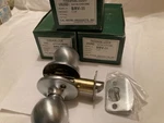 New-builders /homeowners /landlords Special- Lot Of 3 Satin Chrome Passage Locks. Fixed Price $20.00.