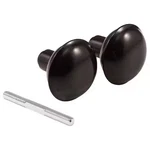 Classic Bronze Spindle Set Vintage Style Door Knobs, Plated Finish. Fixed Price $9.97.