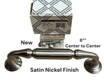 Baldwin 2576-150 Traditional 8'' Richmond Door Pull Satin Nickel Finish Nos. Fixed Price $129.99.