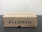 Baldwin PSELLTRR112 Ellipse Passage Door Knob With Round Rose - Venetian Bronze. Fixed Price $63.99.