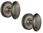 Nostalgic Warehouse Classic Rosette With Homestead Door Knob, Privacy - 2.75". Fixed Price $69.99.