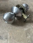 Schlage F80ORB626 Orbit Storeroom Door Knob Set - Satin Chrome. Fixed Price $39.99.
