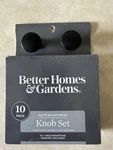 Set (matte Black Finish) Pack Of 10 Better Homes & Gardens New. Fixed Price $15.95.