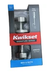 Kwikset Arroyo , Bed & Satin Nickel Knob Bathroom. Fixed Price $14.20.