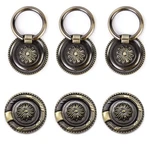 Yankmoom Antique Drawer Pulls Bronze Dresser Rings Round. Fixed Price $15.31.