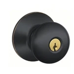 Schlage Series F51A VPLY716 Entry Knob, Plymouth, Handle, Aged Bronze, Me. Fixed Price $50.44.