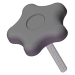 Innovative Components Star Knob With Screw, 5/16-18 Thread Size, 1.00"L, Steel. Fixed Price $10.56.