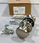 Baldwin Round Privacy Door Knob W/ Rose Satin Nickel - PVROUTRR150. Fixed Price $92.82.