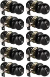 10 Pack Privacy Door Knobs With Lock For Bedroom Bathroom Black In. Fixed Price $84.87.