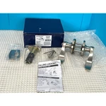 Copper Creek Wave Lever Privacy Door Handle Set Satin Nickel Finish-new. Fixed Price $7.74.