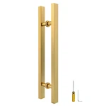 Lvyihan 24 Inch Square Stainless Steel Entry Door Handle Double Sided, Shape. Fixed Price $80.29.