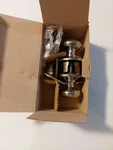 Schlage Bright Chrome Passage Knob, F10PLY625, Nib. Fixed Price $29.00.