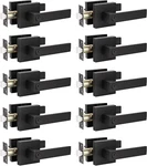 10 Pack Heavy Duty Matte Black Privacy Door Levers - Keyless Interior Handles. Fixed Price $219.99.