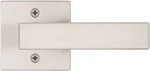 Kwikset Singapore Square Half-dummy Inactive Door Lever Microban Satin Nickel. Fixed Price $9.99.