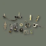 Wright Impressions Keyed Entry Door Brass Handle Set 97047-151. Fixed Price $50.00.