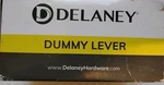 Delaney Dummy Lever Satin Nickel Open Damaged Box New. Fixed Price $6.99.