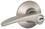 Schlage F51-MNH Nickel Manhattan Single Cylinder Keyed Entry Door Lever Set. Fixed Price $107.42.