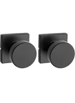 Kwikset 97200-896 Pismo Passage Square Modern Door Knob Rose Matte Black. Fixed Price $14.87.