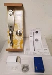 Toledo Tenerife Double Cylinder Satin Stainless Steel Door Handleset. Fixed Price $49.99.