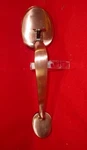 Samidaca Handleset Entrance Door Lever Deadbolt Tubular Lockset Copper Tone. Fixed Price $38.21.