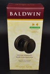 New Baldwin Prestige Series Hall & Closet Door Knob Carnaby Venetian Bronze. Fixed Price $32.75.