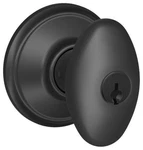 Schlage F51-SIE Black Siena Keyed Entry Panic Proof Door Knob Set. Fixed Price $45.48.