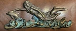 Mermaid Dolphin Spi Cast Bronze Brass Wall Hook Key Rack San Pacific Internation. Fixed Price $49.99.