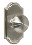 Weslock 01705IN-0020 Impresa Single Dummy Door Knob Premiere Rose Satin Nickel. Fixed Price $10.39.