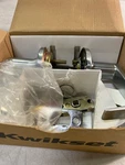 Kwikset 756KNL Satin Chrome Reversible Door Lever With Smartkey Security. Fixed Price $38.20.