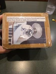 Golden Time Hardware Crystal Dummy Door Knob Satin Nickel Nos. Fixed Price $19.95.