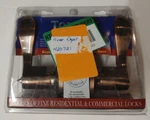 Toledo Jaen Antique Copper Keyed Entry Door Handle Set CV1900-JA/JA-US11. Fixed Price $19.99.