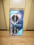Essentials By Schlage: 630 Satin Stainless Steel Finish Door Knob - Sealed, New!. Fixed Price $19.99.