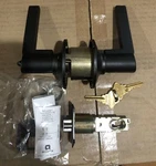Schlage Latitude Rubbed Bronze Keyed Entry Door Lever F51A 716. Fixed Price $29.95.