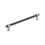 Amerock Mergence 10-1/16 Inch 256MM Center-to-center Matte Black/polished. Fixed Price $56.45.