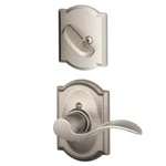 Schlage F59ACC619CAMLH Satin Nickel Accent Left Handed Interior Pack Lever Set. Fixed Price $118.05.