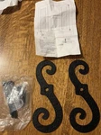 Acorn Forged Iron Shutter Dogs Holdbacks Steel RK4BQ 6 Pair New In Package. Fixed Price $72.99.
