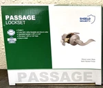 Shield Security Passage Lockset Satin Nickel Lever Style #913832 Brand New. Fixed Price $11.52.