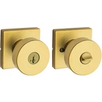 Kwikset Pismo Entry Door Knob With Lock And Key, Secure 1 Pack, Satin Brass. Fixed Price $71.23.