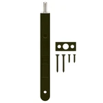 NUK3Y Heavy Duty 7-INCH Solid Brass Flush Bolt (oil Rubbed Bronze). Fixed Price $24.81.