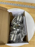 Hyper Tough Keyed Entry Door Knob Satin Stainless Steel Lockset W Keys. Fixed Price $19.95.