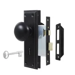Newliplace Mortise Lock Set For Interior 1 Pack, Matte Black. Fixed Price $38.88.