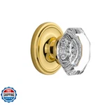 Nostalgic Warehouse Classic Rosette Waldorf Octagonal Round Door Knob 716841. Fixed Price $217.97.