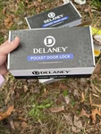 Delaney Hardware 370009 Satin Nickel Contemporary Square Pocket Door Lock. Fixed Price $18.95.