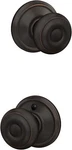 Schlage Georgian Door Knob, Hall & Closet Passage Lock, F10. Fixed Price $18.99.