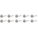 Naples Satin Nickel Bed/bath Door Lever 10-PACK. Fixed Price $134.99.