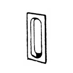 Le Johnson 40-3PPK2 1-3/8" Brass Door Pull. Fixed Price $18.92.